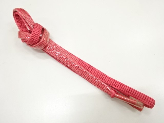 未使用品　正絹　手組帯締め